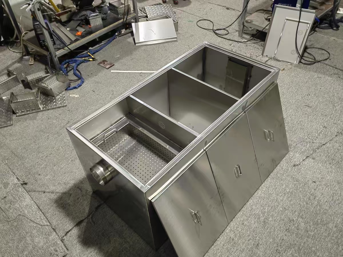 廚房隔油池不銹鋼耐防腐飯店餐飲專用高效除油油水分離器 廚房隔油池不銹鋼耐防腐飯店餐飲專用高效除油油水分離器