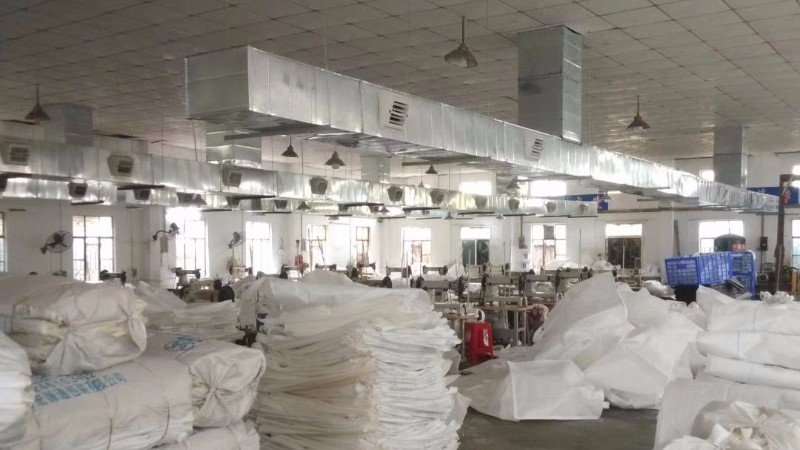 紡織服裝制衣廠車間冷風(fēng)機降溫通風(fēng)工程