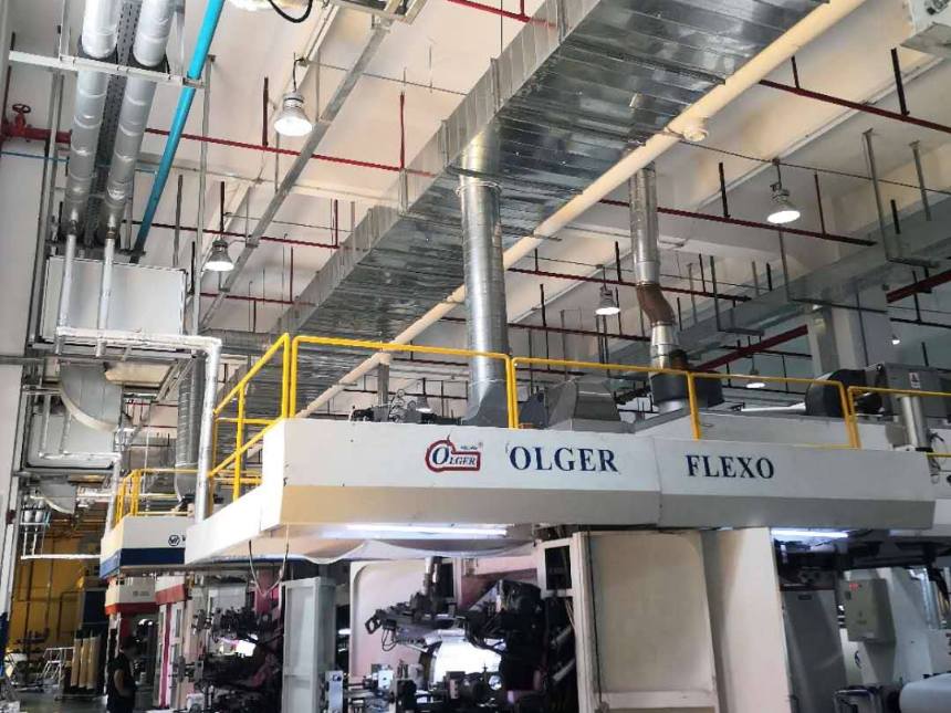 車間風槽更換，機臺排氣管安裝，通風風槽翻新