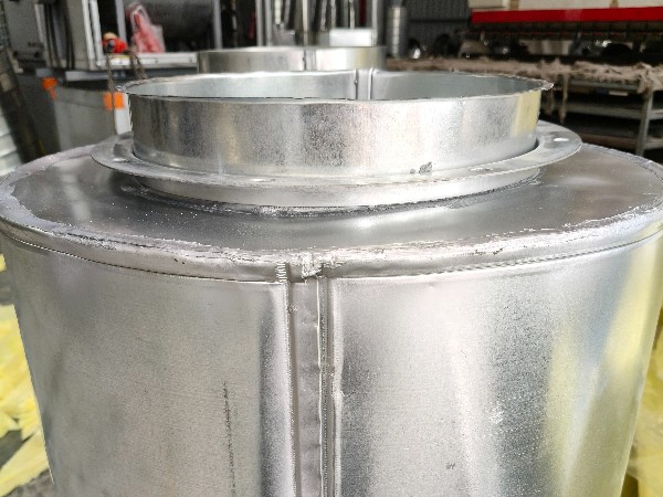 風(fēng)管消音器304不銹鋼/鍍鋅風(fēng)機(jī)出口消音箱工業(yè)管道降噪